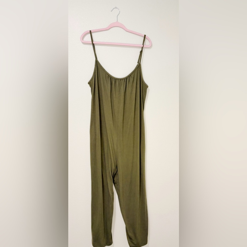 Olive Green Jumpsuit
